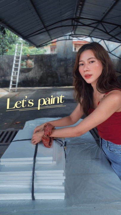 Samantha Ty in her studio