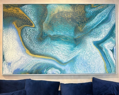 A commissioned piece at home